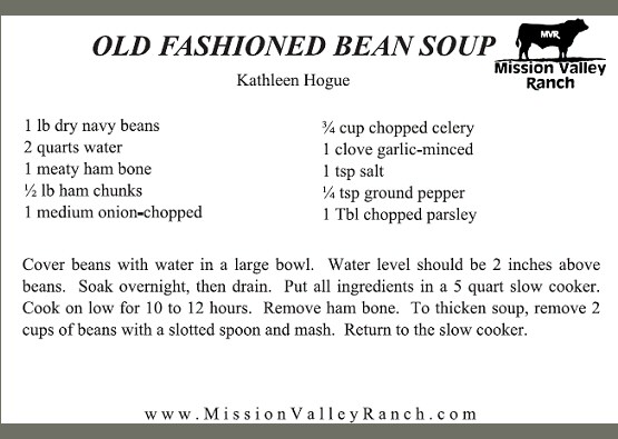 Old Fashioned Bean Soup