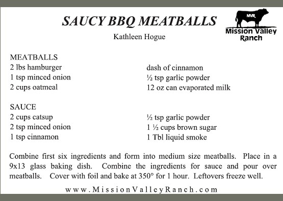 Saucy BBQ Meatballs